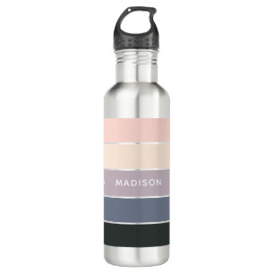 Morning Meadow Colorblock Personalized Name 710 Ml Water Bottle