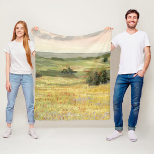 Morning Meadow Fleece Blanket