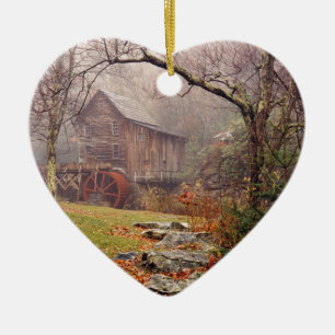 Morning Mist Ceramic Ornament