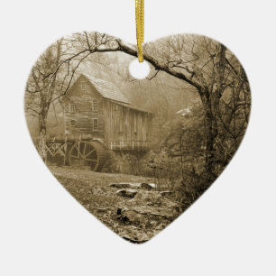 Morning Mist Ceramic Ornament