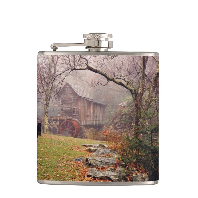 Morning Mist Hip Flask (Front)