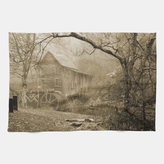 Morning Mist Kitchen Towel (Horizontal)