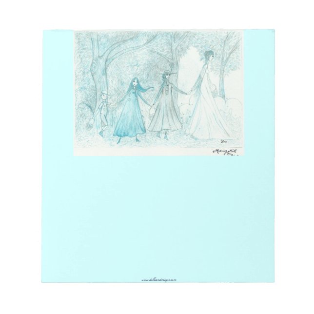 Morning Mist Notepad (Front)