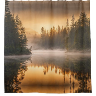Morning Mist on River in the Pines
