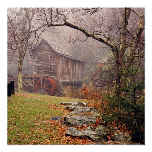 Morning Mist Poster (Front)