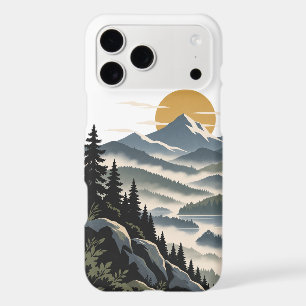 Morning Mist Ridge Modern Nature Phone Case