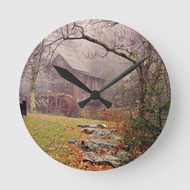 Morning Mist Round Clock (Front)