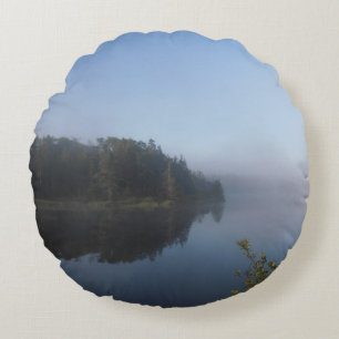 Morning Mist Round Pillow