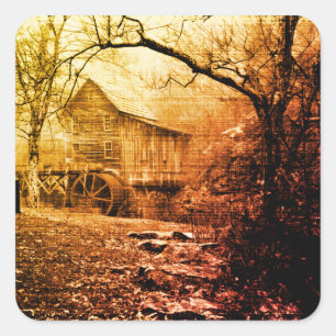 Morning Mist  Square Sticker