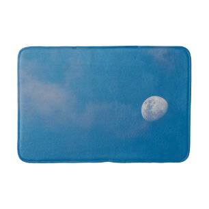 Morning Moon   Zambia, Africa Bath Mat