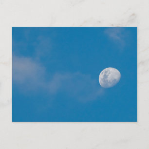 Morning Moon   Zambia, Africa Postcard