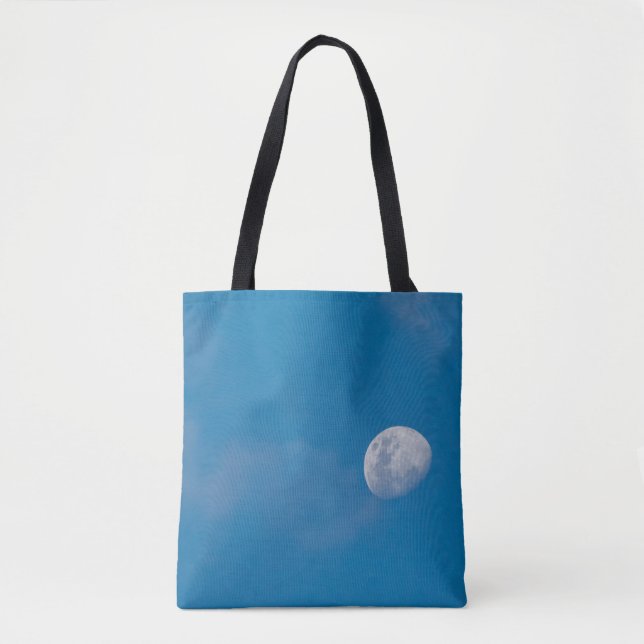 Morning Moon | Zambia, Africa Tote Bag (Front)