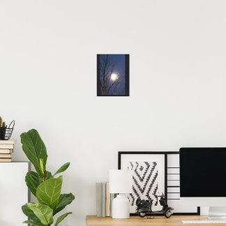 Morning Moonlight Poster
