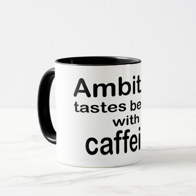 Morning Motivation Mug For Caffeine (Front Left)