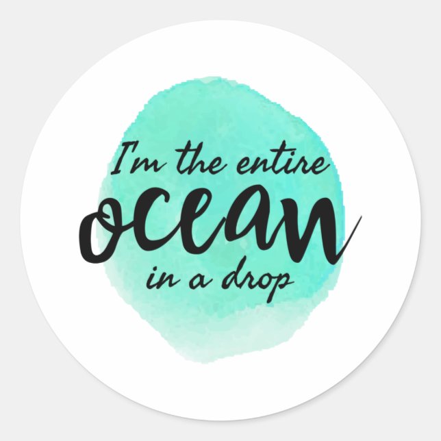 morning motivational and inspirational quotes classic round sticker (Front)