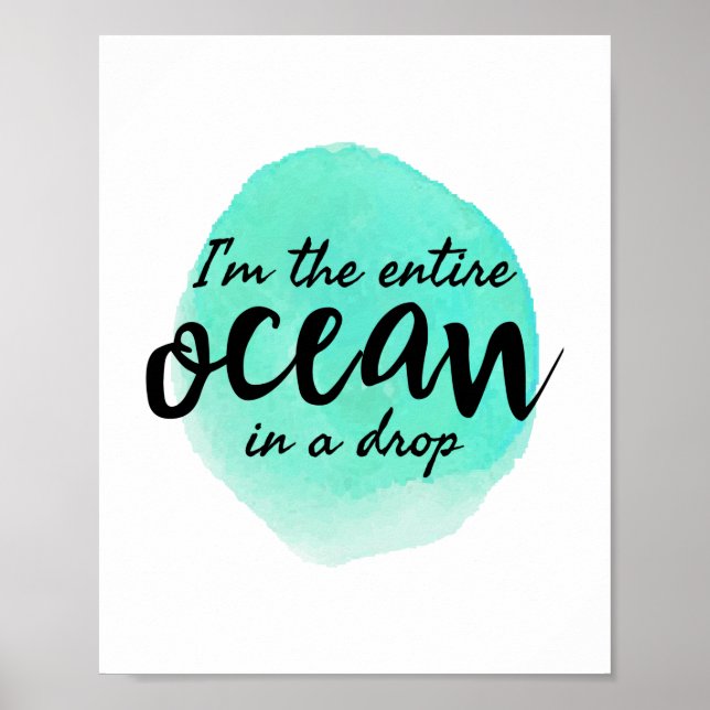 morning motivational and inspirational quotes poster (Front)