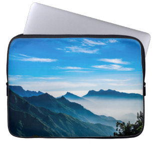 Morning Mountains Mist Landscape Laptop Sleeve
