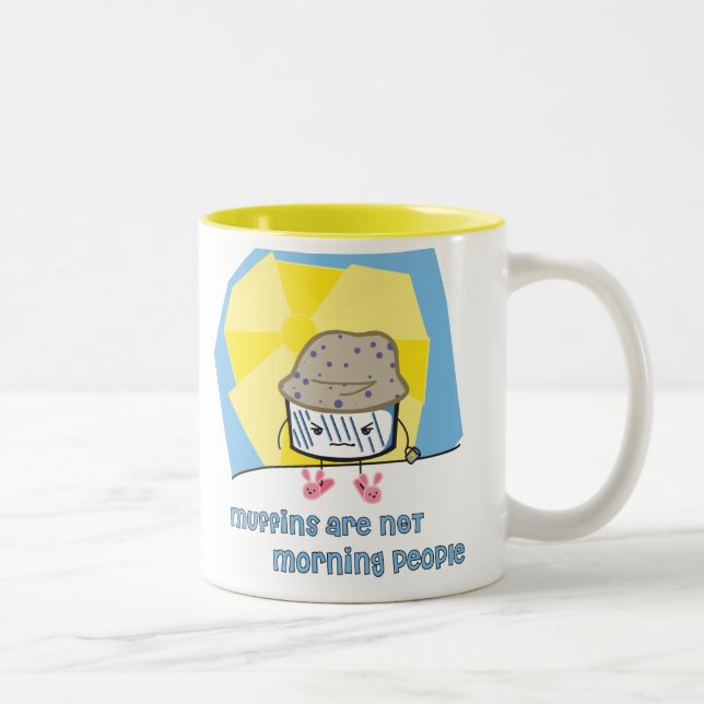 Morning Muffin Two-Tone Coffee Mug (Right)