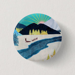 Morning Musher 1 Inch Round Button