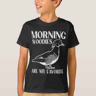 Morning My Favorite Duck Hunting Funny Hunter Men  T-Shirt