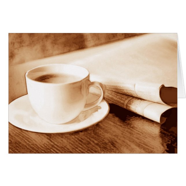 Morning News and Coffee (Front Horizontal)