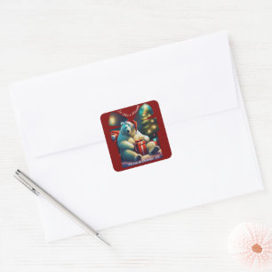 Morning of Christmas Square Sticker