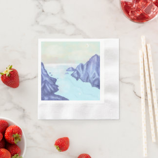 Morning on the Fjord  Napkin