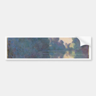 Morning on the Seine near Giverny - Claude Monet.j Bumper Sticker