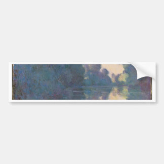 Morning on the Seine near Giverny - Claude Monet.j Bumper Sticker