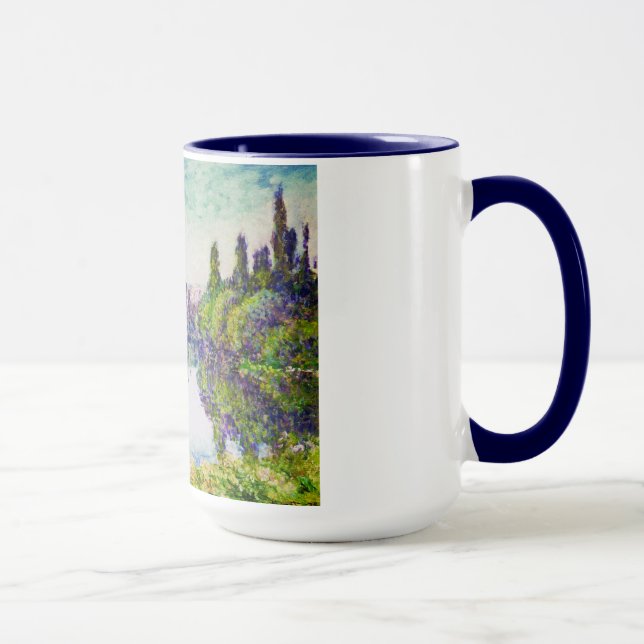Morning on the Seine, near Vetheuil Claude Monet Mug (Right)
