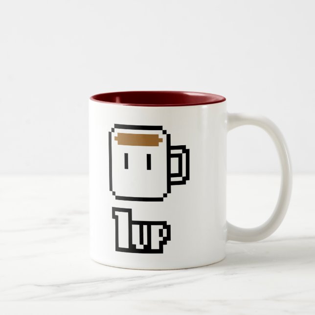 Morning Power Up Two-Tone Coffee Mug (Right)