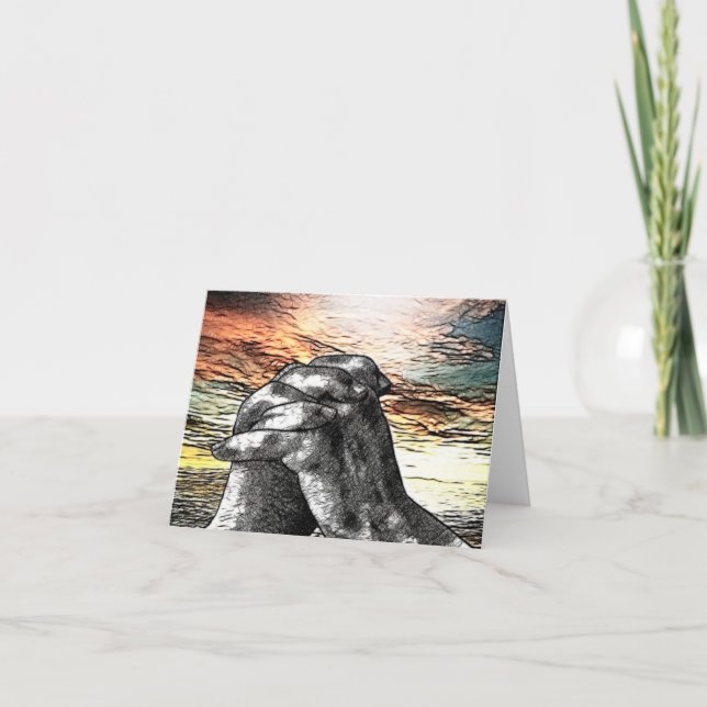 Morning Prayer Catholic Christian BLANK Stationary Note Card (Front)