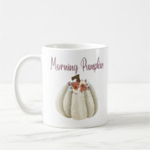 Morning Pumpkin Fall Coffee Mug