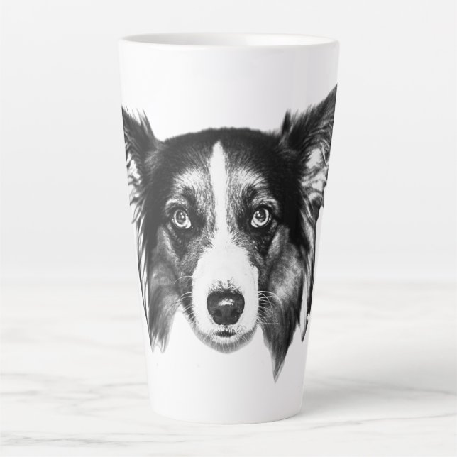 Morning Pup Smile Latte Mug (Front)