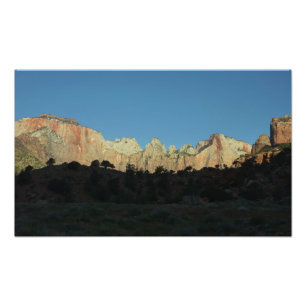 Morning Red Rocks at Zion National Park Photo Print