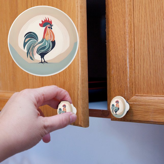 Morning Rooster Ceramic Knob (Creator Uploaded)