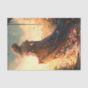 Morning Rose Tissue Paper