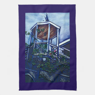 Morning’s light, Harbour Island Kitchen Towel