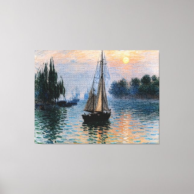 Morning Sail Canvas Print (Front)