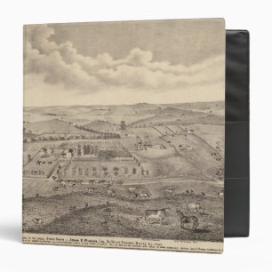 Morning scene, JD Rivers stock farm Binder