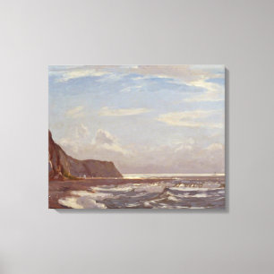 Morning Seashore on the Isle of Wight (by Talmage) Canvas Print
