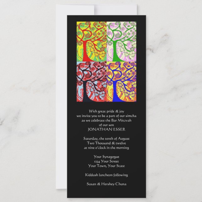 Morning Service Invitation (slim rectangle) (Front)