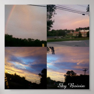 morning skies poster