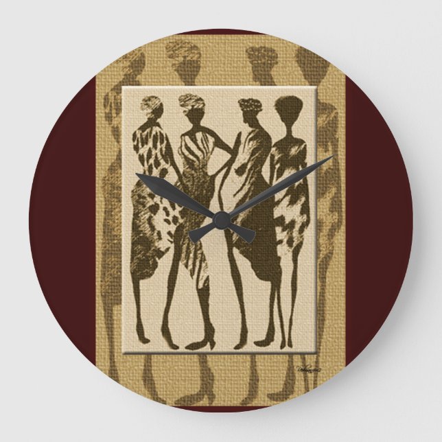 Morning Small Talk Large Clock (Front)