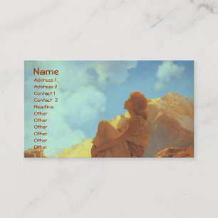 Morning (Spring), Maxfield Parrish Fine Art Business Card