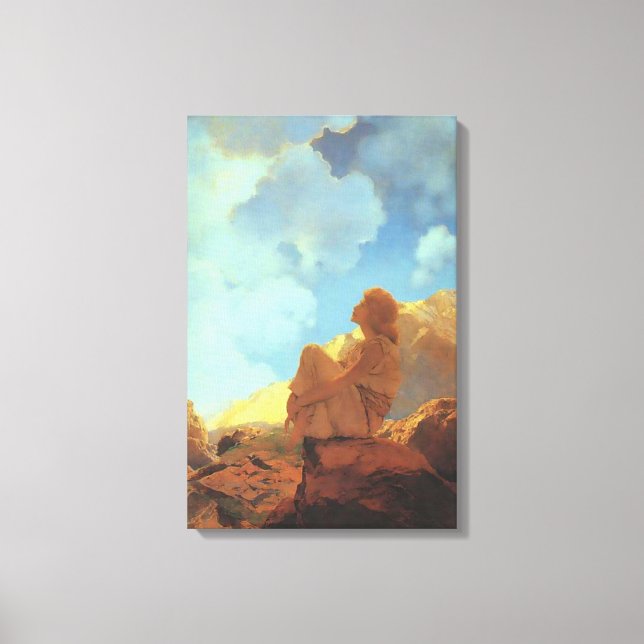 Morning (Spring), Maxfield Parrish Fine Art Canvas Print (Front)