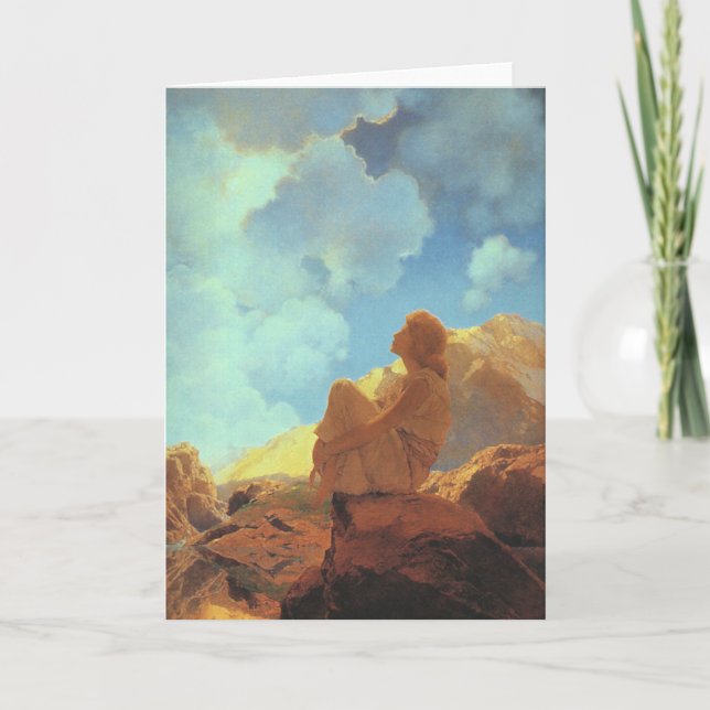 Morning (Spring), Maxfield Parrish Fine Art Card (Front)