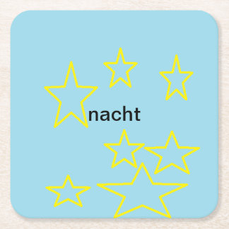 Morning Square Paper Coaster