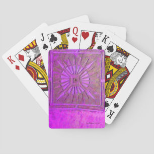 MORNING STAR Fuchsia,Purple Violet Playing Cards