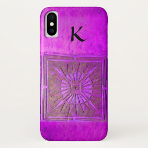 MORNING STAR Pawnee Purple ,Black, Monogram Case-Mate iPhone Case